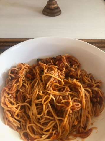 A bowl of noodles Description automatically generated with medium confidence